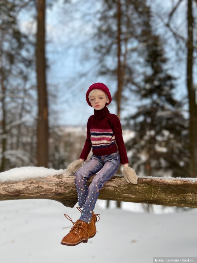 Лора и Ребекка на зимних каникулах (ptichka art dolls) (фото 6)