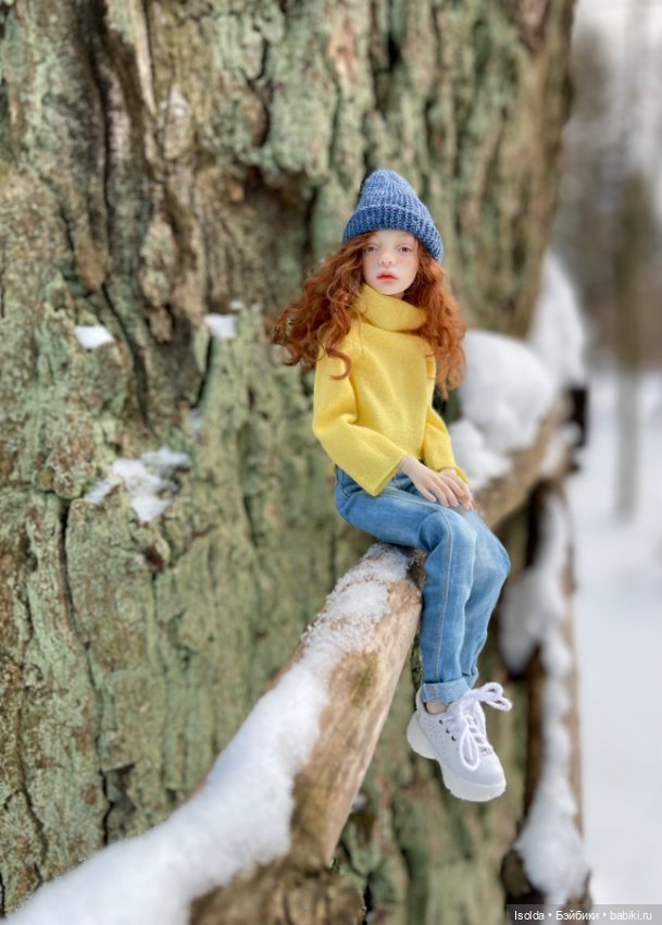 Лора и Ребекка на зимних каникулах (ptichka art dolls) (фото 5)
