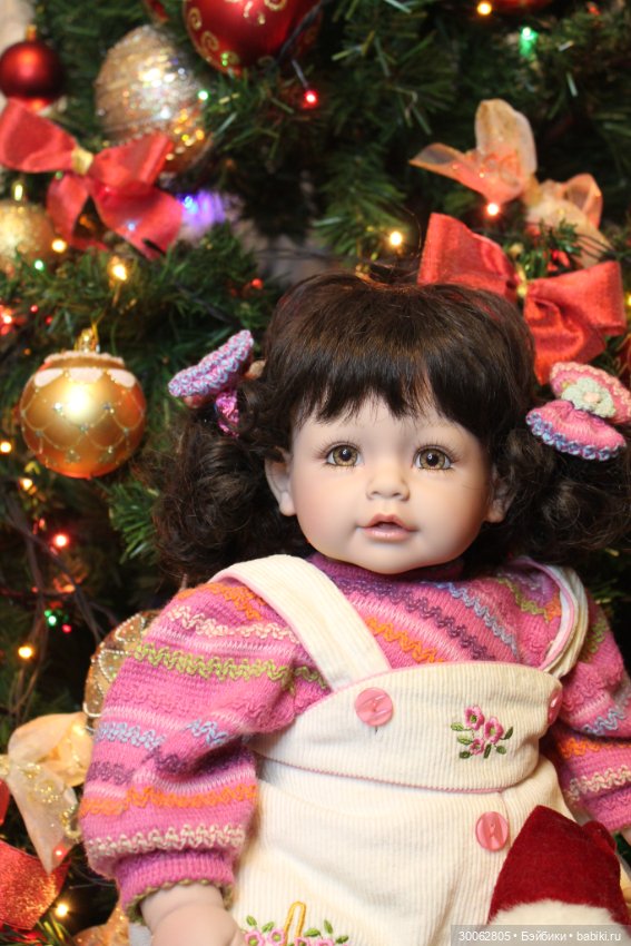 Адорочки возле елочки — Куклы Adora (Адора): коллекционные виниловые (фото 10)