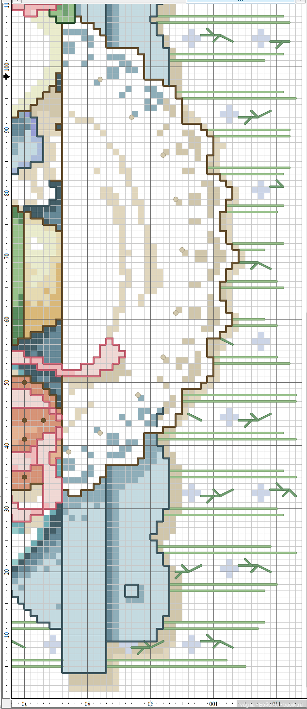 Садово огородные схемки крестиком