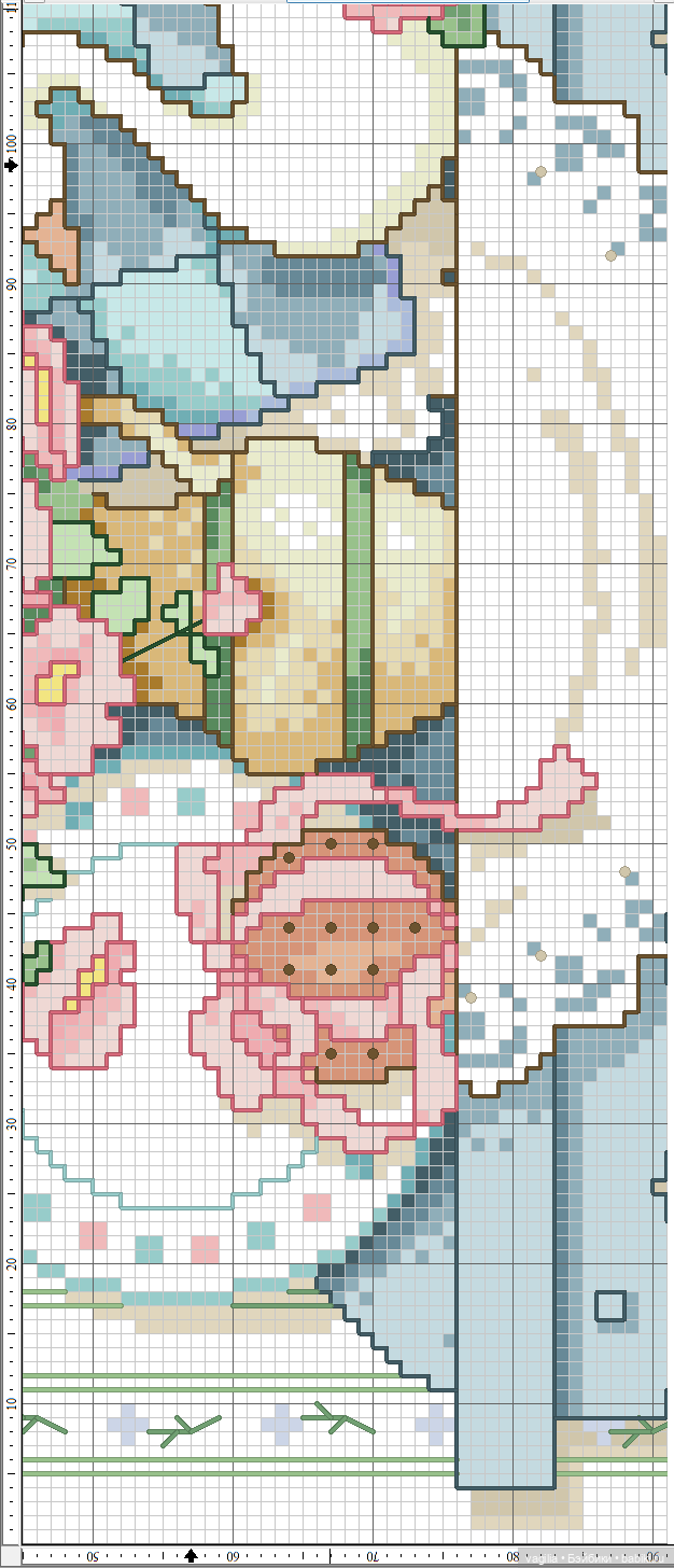 Садово огородные схемки крестиком