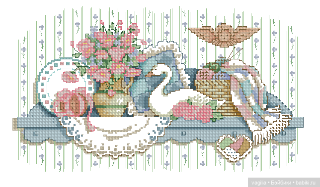 Садово огородные схемки крестиком