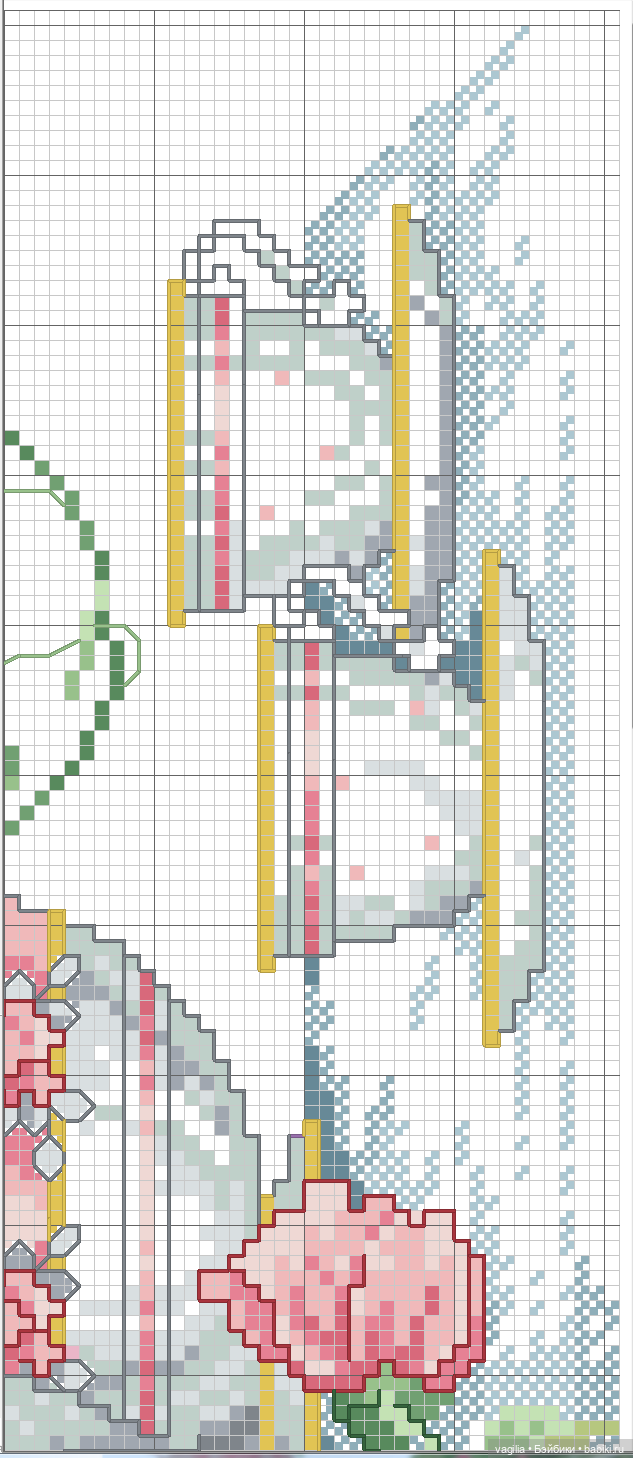 Садово огородные схемки крестиком (фото 7)