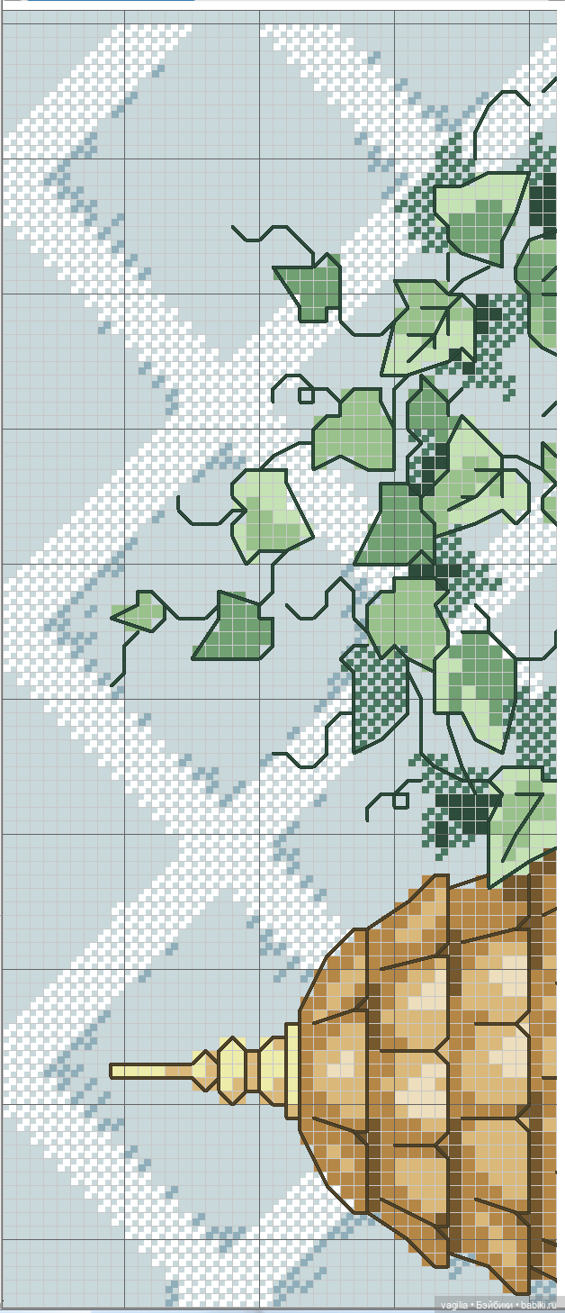 Садово огородные схемки крестиком
