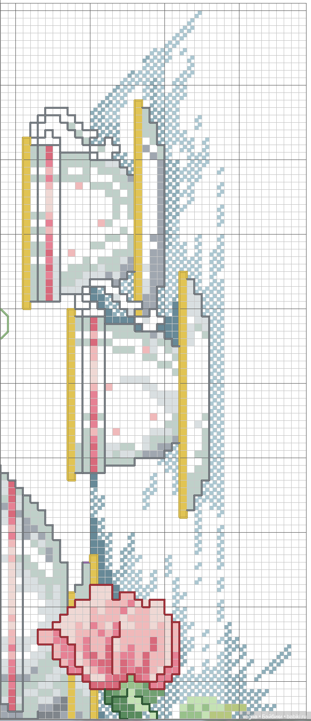 Садово огородные схемки крестиком (фото 8)
