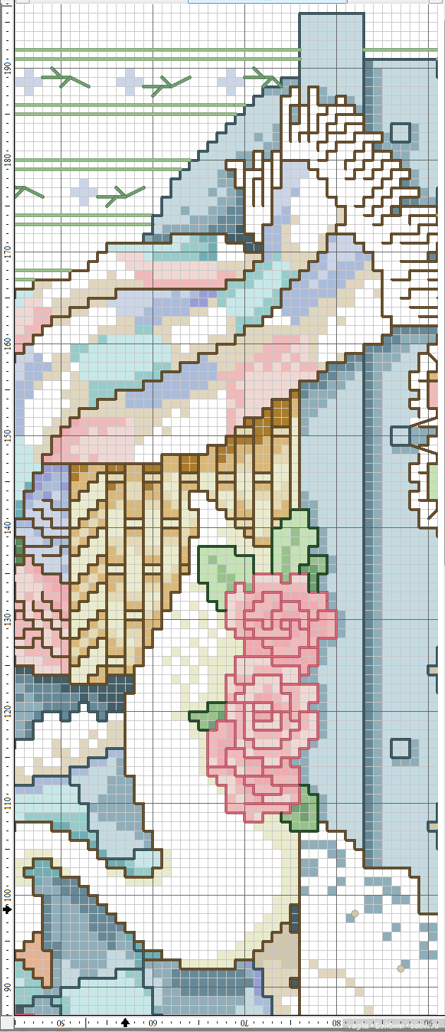 Садово огородные схемки крестиком