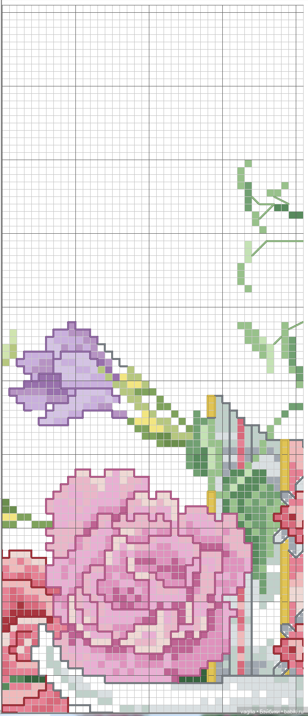 Садово огородные схемки крестиком (фото 6)
