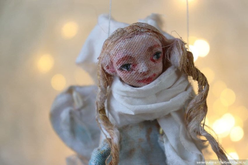 Текстильный ангел — Авторские текстильные куклы: Вальдорфские (фото 4)