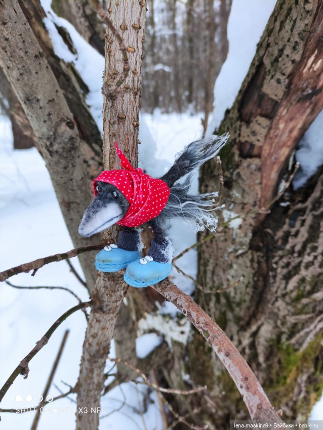 Лес, вороны Клара, Клавдия и их бабушка Евдокия