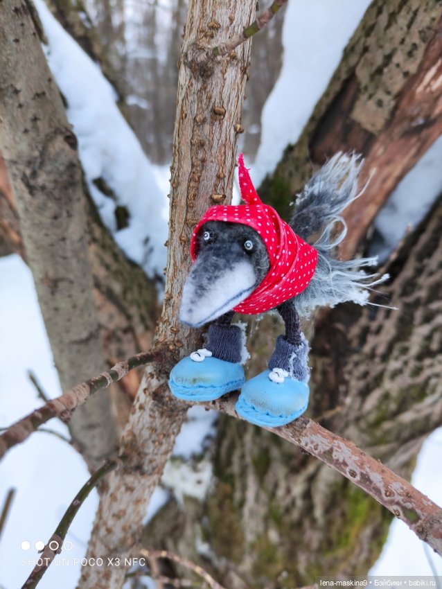 Лес, вороны Клара, Клавдия и их бабушка Евдокия