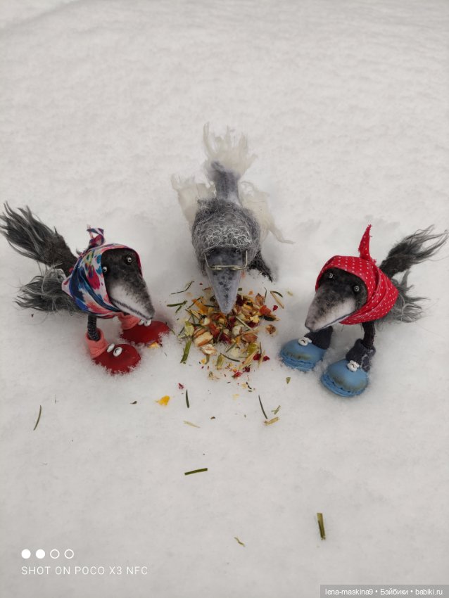 Лес, вороны Клара, Клавдия и их бабушка Евдокия