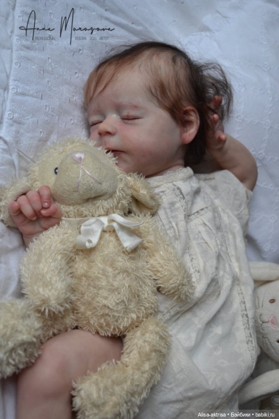 Зайка Амелия. Кукла реборн Анны Морозовой