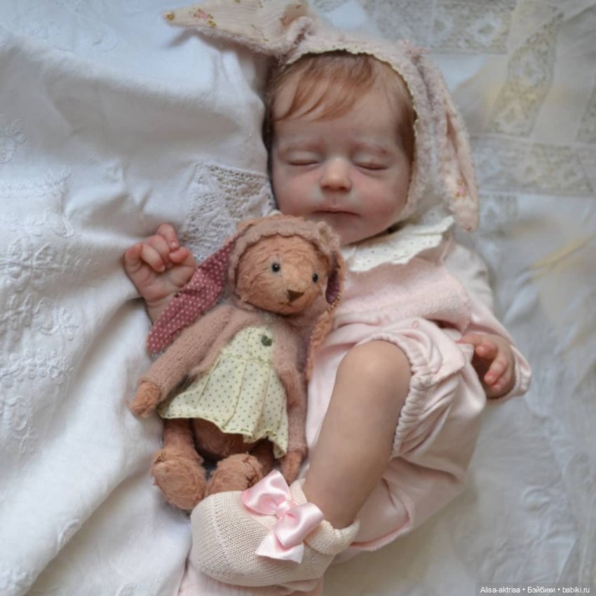 Зайка Амелия. Кукла реборн Анны Морозовой