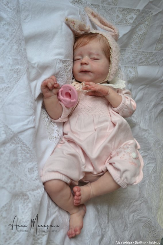 Зайка Амелия. Кукла реборн Анны Морозовой (фото 6)