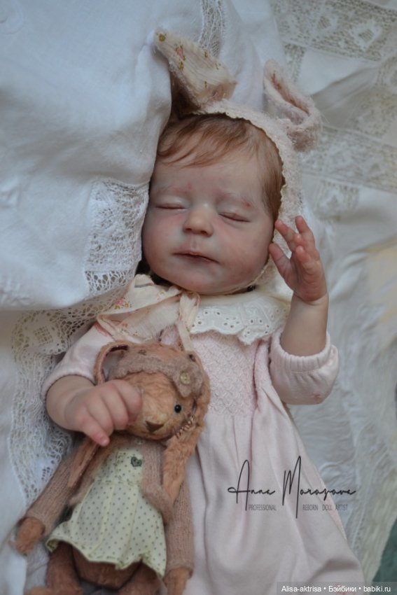 Зайка Амелия. Кукла реборн Анны Морозовой