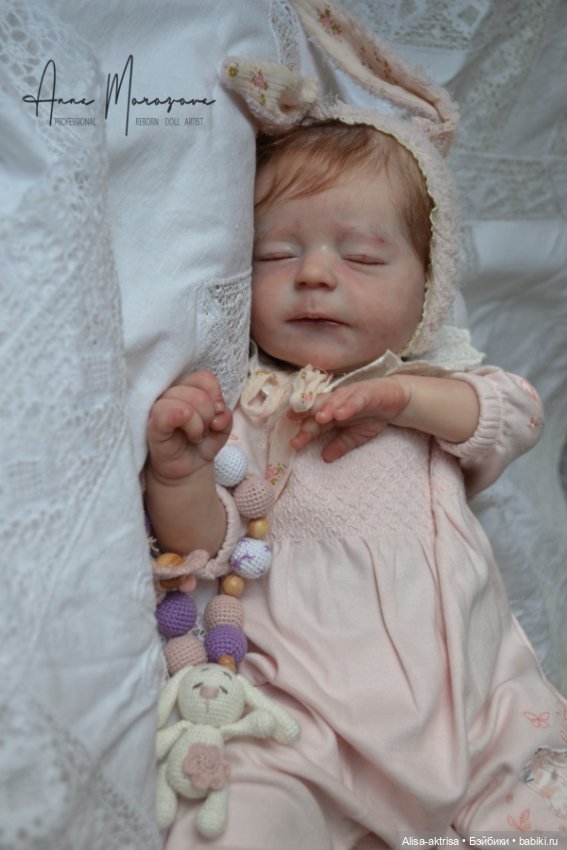 Зайка Амелия. Кукла реборн Анны Морозовой (фото 5)