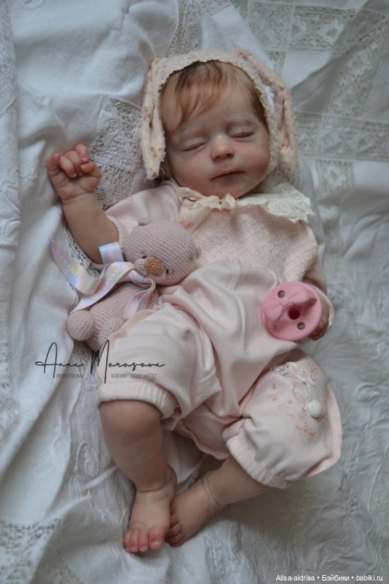 Зайка Амелия. Кукла реборн Анны Морозовой (фото 8)