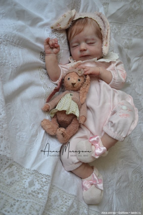 Зайка Амелия. Кукла реборн Анны Морозовой (фото 2)