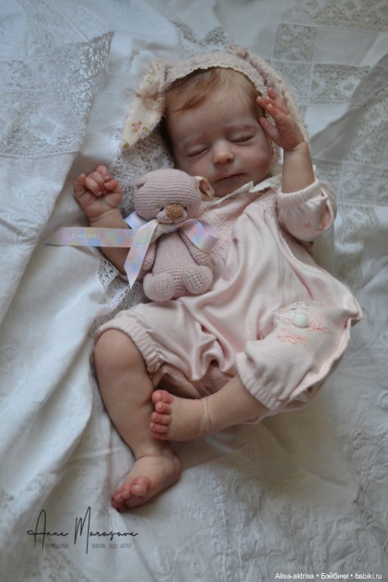 Зайка Амелия. Кукла реборн Анны Морозовой