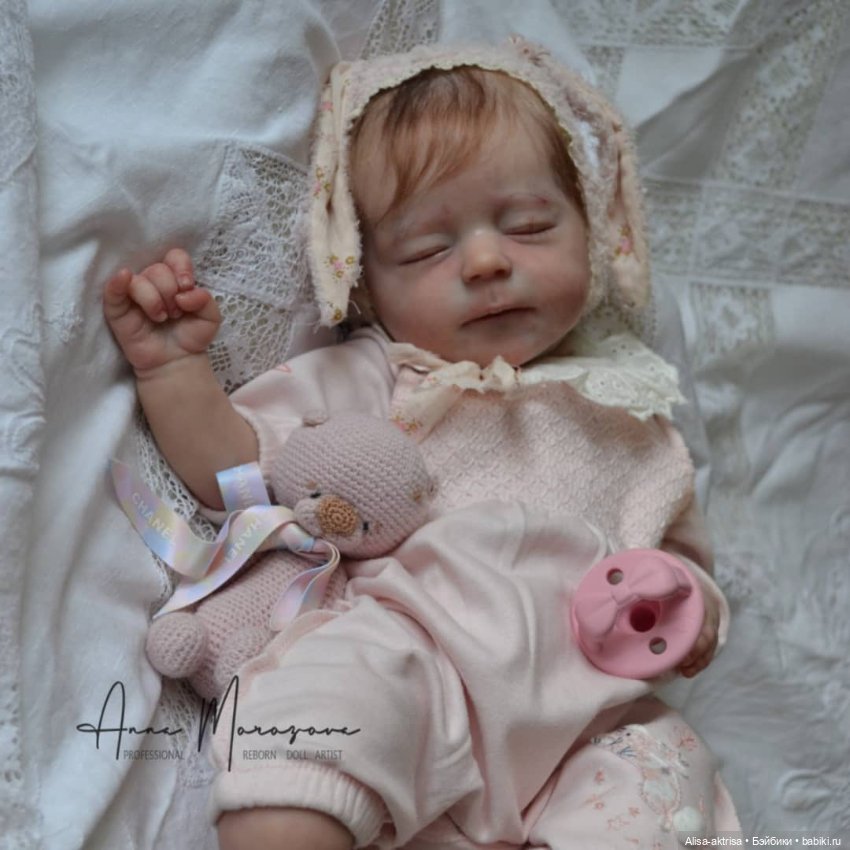 Зайка Амелия. Кукла реборн Анны Морозовой
