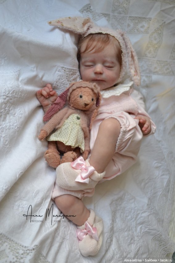 Зайка Амелия. Кукла реборн Анны Морозовой (фото 4)