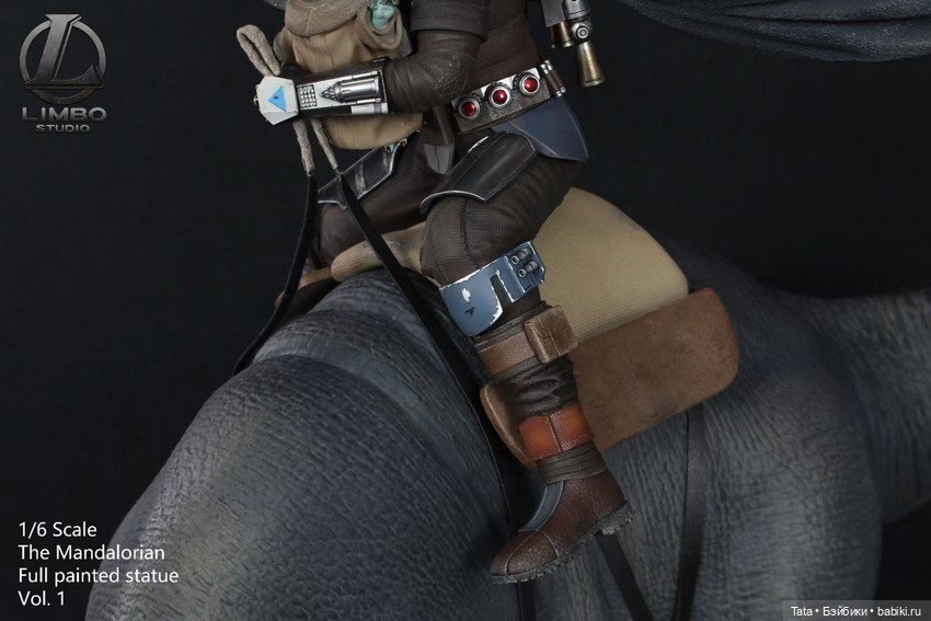 Limbo Studio - статуя Мандалорец и Блуррг в масштабе 1/6 по сериалу "Мандалорец" (фото 6)