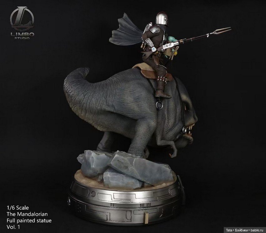 Limbo Studio - статуя Мандалорец и Блуррг в масштабе 1/6 по сериалу "Мандалорец" (фото 2)