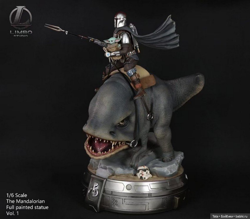 Limbo Studio - статуя Мандалорец и Блуррг в масштабе 1/6 по сериалу "Мандалорец" (фото 4)