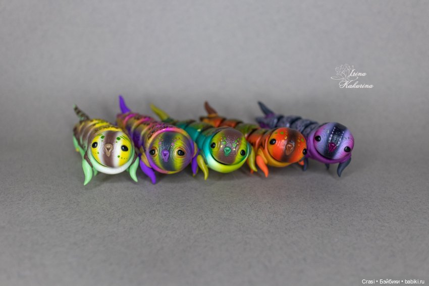 Новая компания шарнирных гусеничек