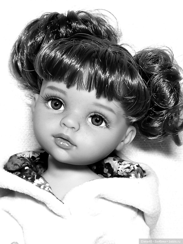 Кристюша-зайка — ООАК Paola Reina (Паола Рейна) и испанских кукол: перерисовка (фото 6)