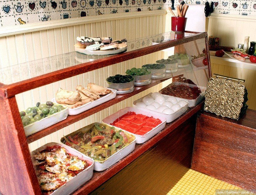 Итальянский гастроном — Румбоксы и кукольные интерьеры: фото (фото 7)
