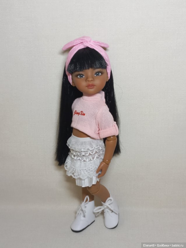 Чёрная пантера Мейли — ООАК Paola Reina (Паола Рейна) и испанских кукол: перерисовка (фото 5)