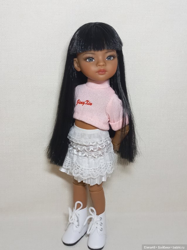 Чёрная пантера Мейли — ООАК Paola Reina (Паола Рейна) и испанских кукол: перерисовка (фото 2)