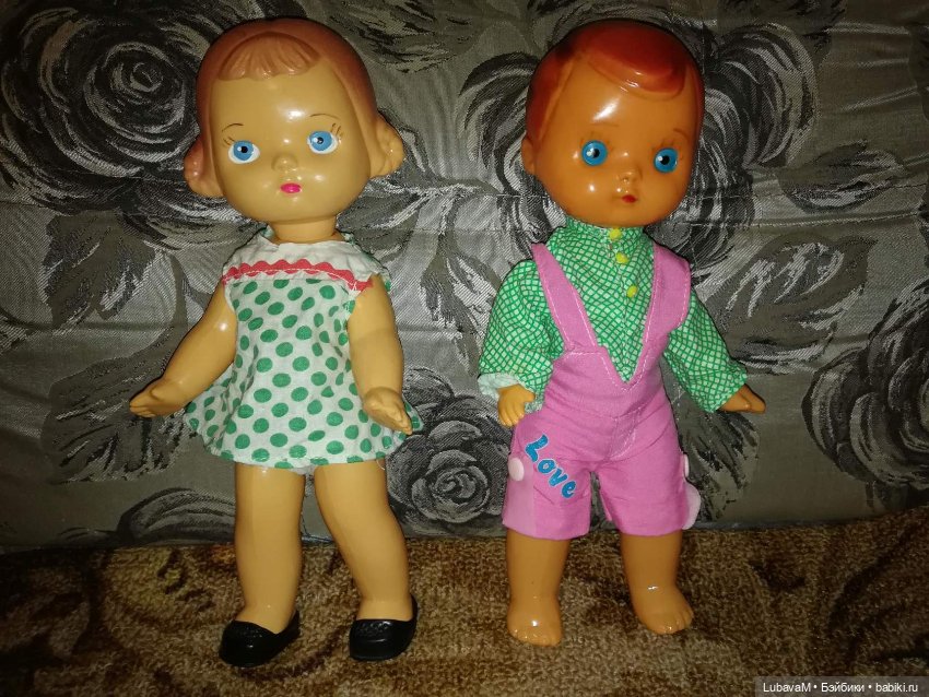 Мои пупсы СССР из целлулоида