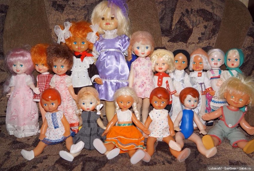 Моя коллекция кукол СССР фабрики Ленигрушка