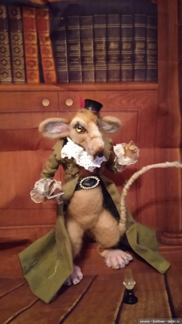 Игрушки из шерсти Мистер крыс (фото 7)