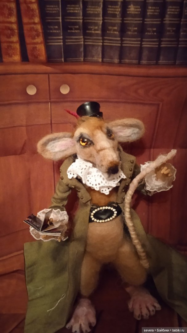 Игрушки из шерсти Мистер крыс (фото 5)