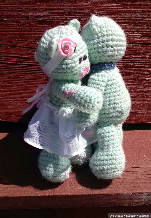 Мои работы - игрушки крючком)))