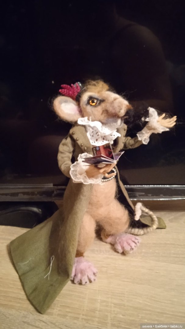 Игрушки из шерсти Мистер крыс (фото 4)