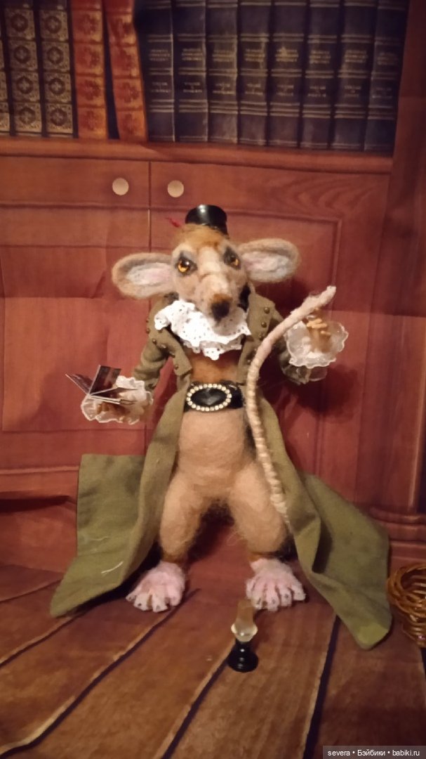 Игрушки из шерсти Мистер крыс (фото 2)