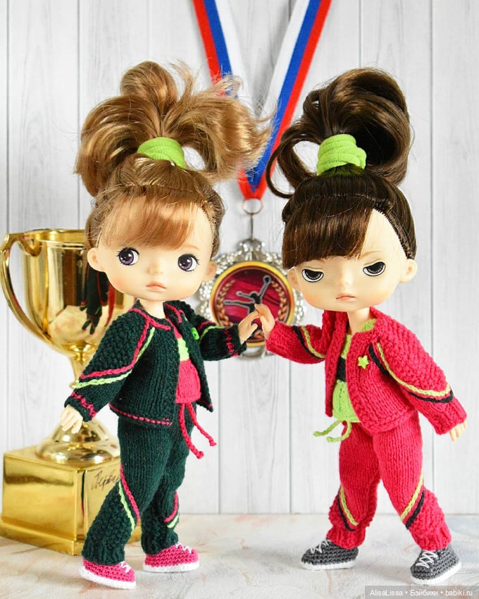 Лина и Лёля - будущие чемпионки