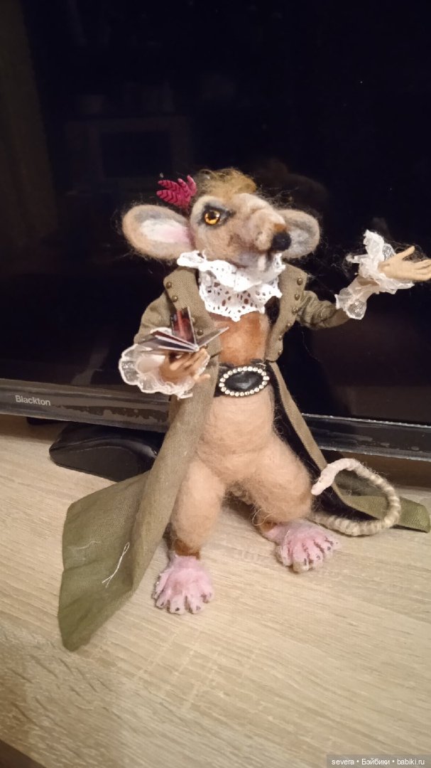 Игрушки из шерсти Мистер крыс (фото 6)