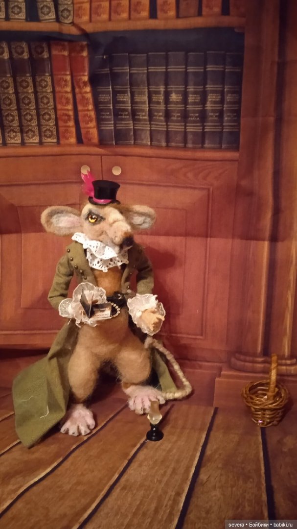 Игрушки из шерсти Мистер крыс (фото 8)