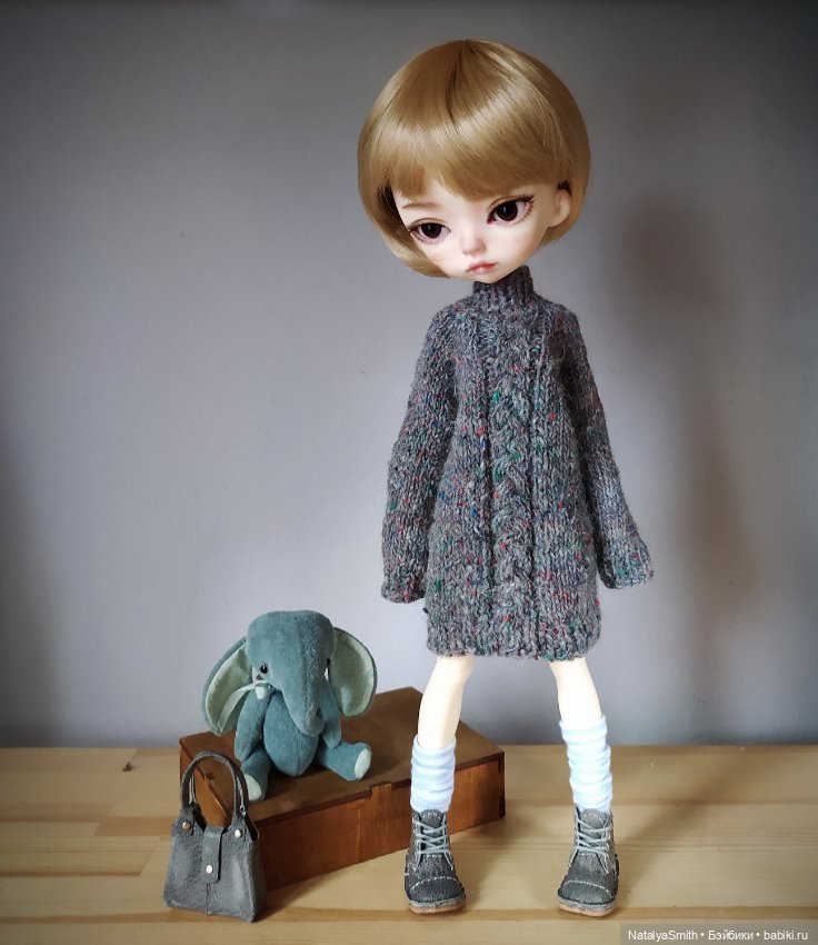 Анютка и слоник — Куклы DIM (Doll in Mind): корейские BJD (БЖД) (фото 3)