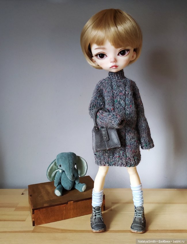 Анютка и слоник — Куклы DIM (Doll in Mind): корейские BJD (БЖД) (фото 8)