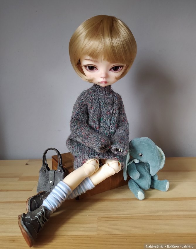 Анютка и слоник — Куклы DIM (Doll in Mind): корейские BJD (БЖД) (фото 7)