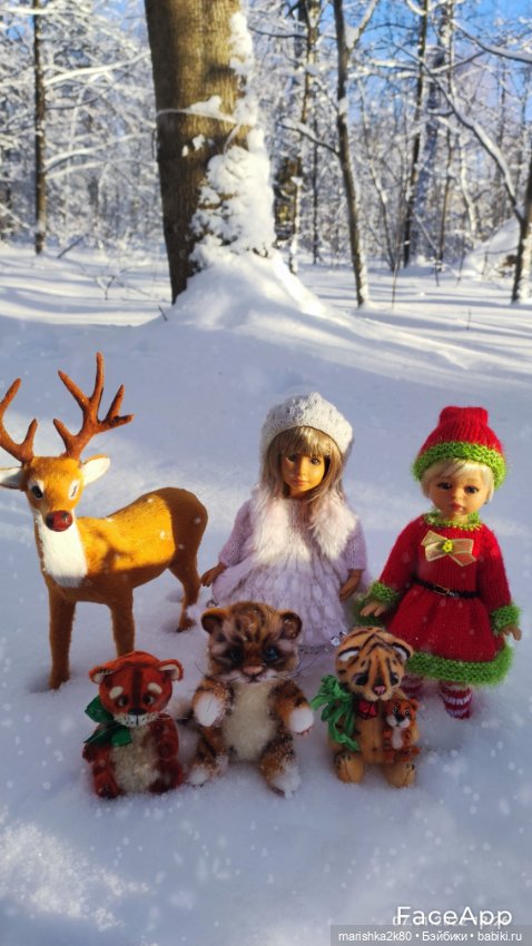 Зима у моих мелких кукол — Куклы Kathe Kruse (Кате/Кэте Крузе): фото