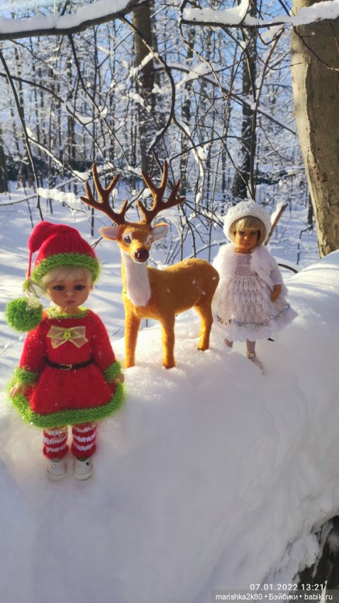 Зима у моих мелких кукол — Куклы Kathe Kruse (Кате/Кэте Крузе): фото (фото 6)