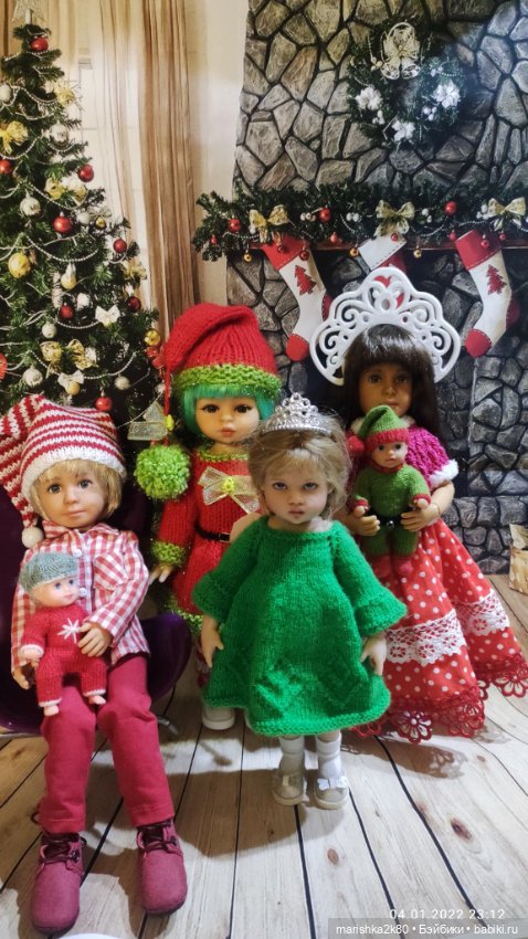 Зима у моих мелких кукол — Куклы Kathe Kruse (Кате/Кэте Крузе): фото