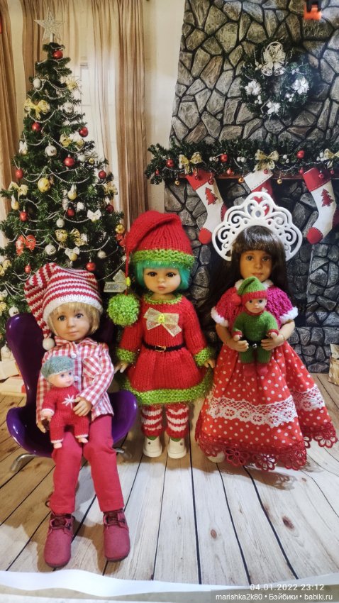Зима у моих мелких кукол — Куклы Kathe Kruse (Кате/Кэте Крузе): фото